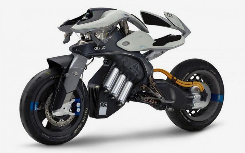 the yamaha motoroid concept is an intelligent, ai enabled, self